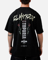 UFC By Culture Kings UFC 250 Ilia Topuria T-Shirt Black Acidwash