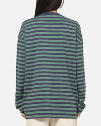Carre Collective Stripe Long Sleeve T-Shirt Navy Stripe