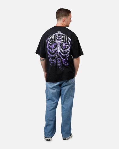 73Studio X WWE Dominik Mysterio Independence T-Shirt Black Acidwash