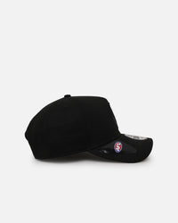 New Era Collingwood Magpies 'Triple Black' 9FORTY A-Frame Snapback Black