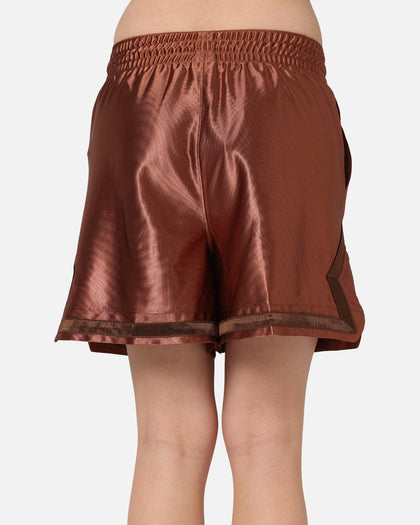 Jordan Women's Dri-FIT 4" Diamond Shorts Metallic Red