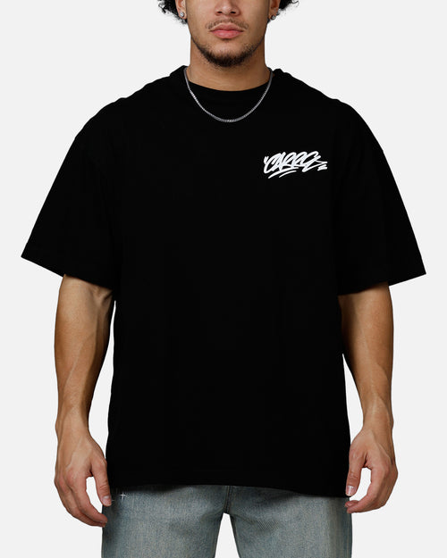 Carre Tag Drop T-Shirt Black