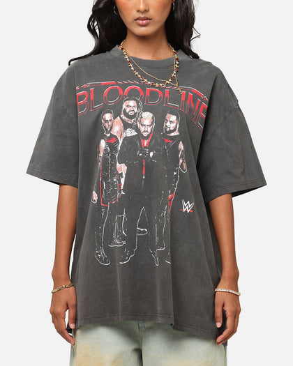 Culture Kings X WWE The Bloodline Heavyweight T-Shirt Black Wash