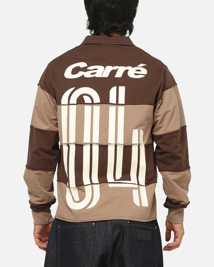 Carre Off Grid Rugby Shirt Brown