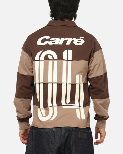 Carre Off Grid Rugby Shirt Brown