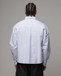 American Thrift Oxford Long Sleeve Shirt Blue Stripe