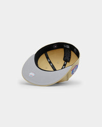 New Era Los Angeles Dodgers 'Raffia Front' 59FIFTY Fitted Vegas Gold