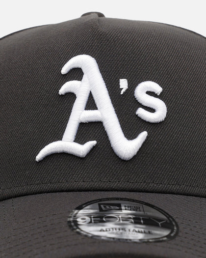 New Era Oakland Athletics 'Anthracite' 9FORTY A-Frame Snapback Anthracite