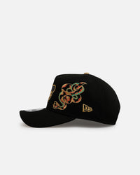 New Era Chicago Cubs 'Year Of The Snake' 9FORTY A-Frame Snapback Black/Gold