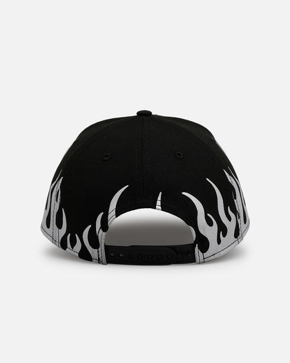 New Era Las Vegas Raiders 'Metallic Flames' 9FORTY A-Frame Snapback Black/Silver