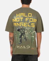 73Studio x Halo 2 Not For Angels T-Shirt Military Green