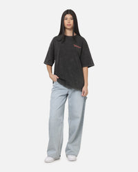 Criminal Damage Londons Calling T-Shirt Washed Grey