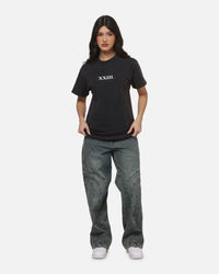 XXIII Rose T-Shirt Black/White
