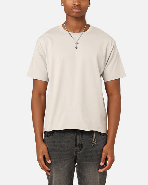 Saint Morta Lafayette Cropped T-Shirt Grey