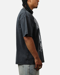 The Hundreds Skull Mountain T-Shirt Washed Black