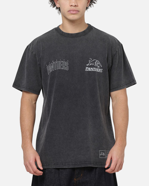 Bleacher Athletic Penrith Panthers NRL Attrition Washed T-Shirt Black