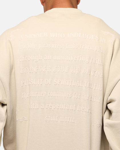 Saint Morta Repentant Heart Crewneck Stone