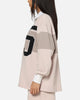 Nike Women's Sportswear Graphic Long Sleeve Polo Top Pink/White