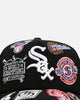 New Era Chicago White Sox 'All Over Embroidery' 9FORTY A-Frame Snapback Black