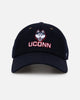 47 Brand UConn Huskies Wooly Clean Up Strapback Navy