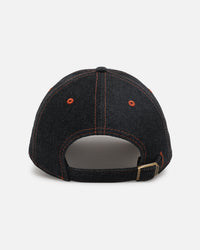 New Era San Francisco 49ers "Black Denim" Classic Casual Strapback Black Denim/Rust Contrast