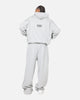 Saint Morta Distressed Hoodie Grey Marle