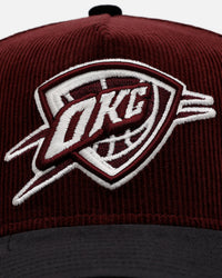 New Era Oklahoma City Thunder 'Certified Lover 2.0' 9FORTY A-Frame Snapback Maroon