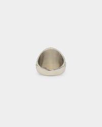 NXS Tiger Eye Ring Steel/Brown