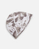 Loiter Motor Skull Knit Beanie Snow Camo