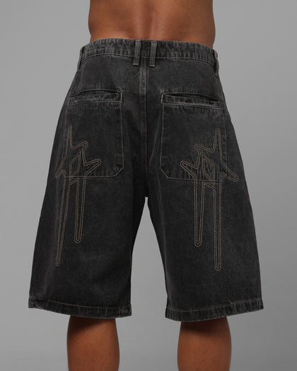 Loiter Star Born Jorts Dirty Grey