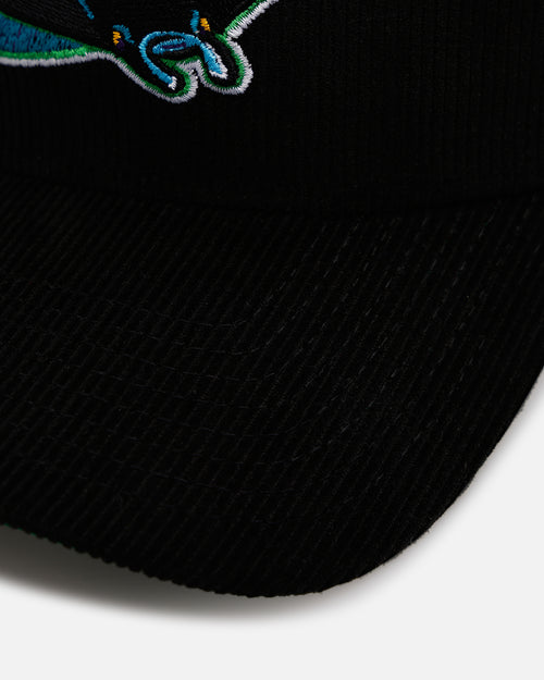 New Era Tampa Bay Rays 'Black Cord' 9FORTY A-Frame Corduroy Snapback Black