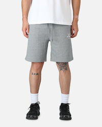 Off White Diag Sweat Shorts Grey Heather