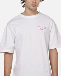 XXIII Script T-Shirt White/Red