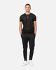 Sik Silk Textured Muscle Fit T-Shirt Black