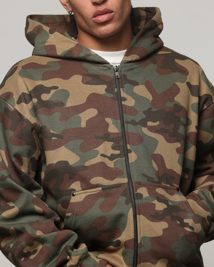 American Thrift Zip Hoodie Camo