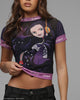 Loiter X ONE PIECE Women's Robin Mesh T-Shirt Black