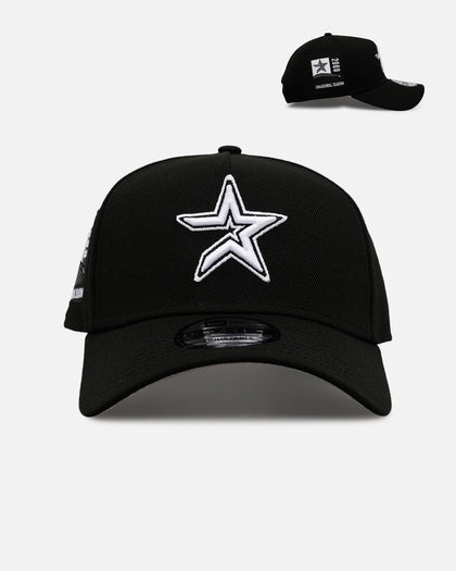 New Era Houston Astros 'Black And White' 9FORTY A-Frame Snapback Black/White