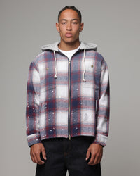American Thrift Thrashed Flannel Deep Indigo