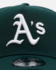 New Era Oakland Athletics 'Evergreen' 9FORTY A-Frame Snapback Dark Green