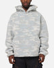 Carre Sherpa Hooded Jumper Snow Camo