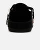 Octavious Marks Onyx Leather Clogs Black