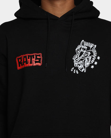 Rats Get Fat Baphomet Hoodie Black