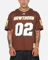 Mitchell & Ness Hawthorn Hawks AFL 02 Jersey Brown