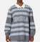 S Double PK Stripe Rugby Polo Baby Blue