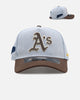 Pro Standard Oakland Athletics 'Denim Suede' Pro Pinch Strapback Denim