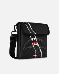 Sprayground Centre Rip Grey Check Messenger Sling Bag Multi