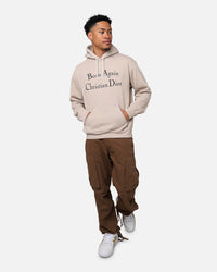 Secret Club Born Again Christian Dior Hoodie Sand