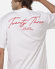 XXIII Script T-Shirt White/Red