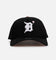 New Era Detroit Tigers 'Pink Satin Hearts 2.0' 9FORTY A-Frame Snapback Black/Pink
