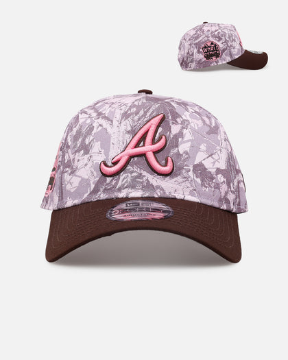 New Era Atlanta Braves 'Pink Tree Camo' 9FORTY A-Frame Snapback Pink